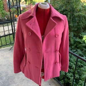 VTG Express Candy Pink Cashmere Blend Peacoat